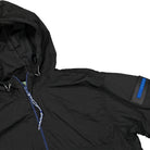 Aries Windbreaker Half Zip Jacket Black Windbreaker Close-up | Overkill