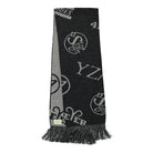 Aries Monogram Scarf Black / Grey Scarves FRAR90015 | Overkill
