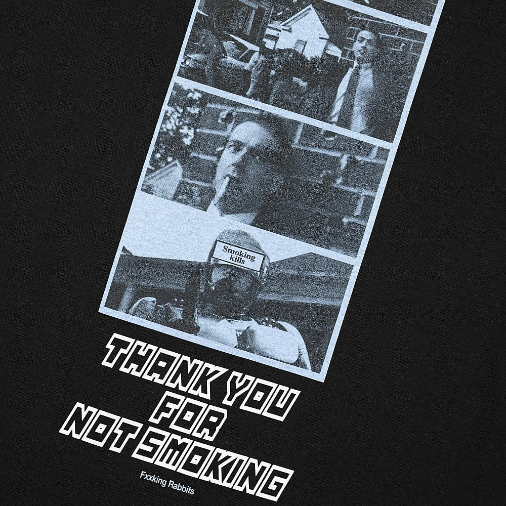 Fucking Rabbits Thank You For Not Smoking Tee Black T-Shirts Detail view 1 | Overkill