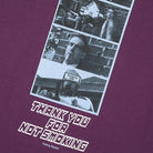 Fucking Rabbits Thank You For Not Smoking Tee Purple T-Shirts Detail view 1 | Overkill