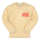 Aries Waffle Knit Jumper Crew Neck Beige Sweatshirts FSAR20022 | Overkill