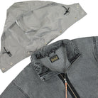 Aries Nylon Hooded Denim Jacket Acid Wash Jackets Material | Overkill