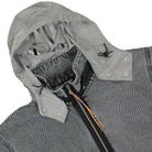 Aries Nylon Hooded Denim Jacket Acid Wash Jackets Detailfoto | Overkill