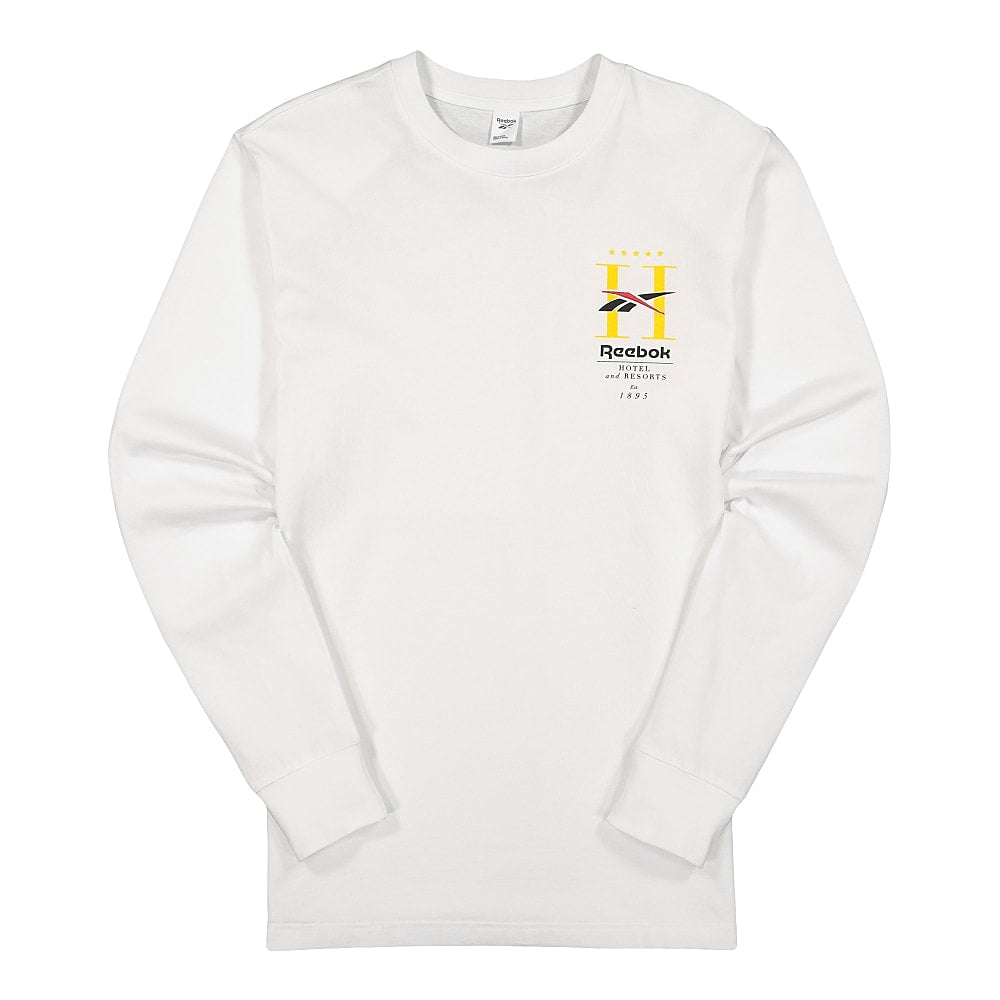 Reebok Classic GP Hotel Longsleeve Tee White Longsleeves FT7395 | Overkill