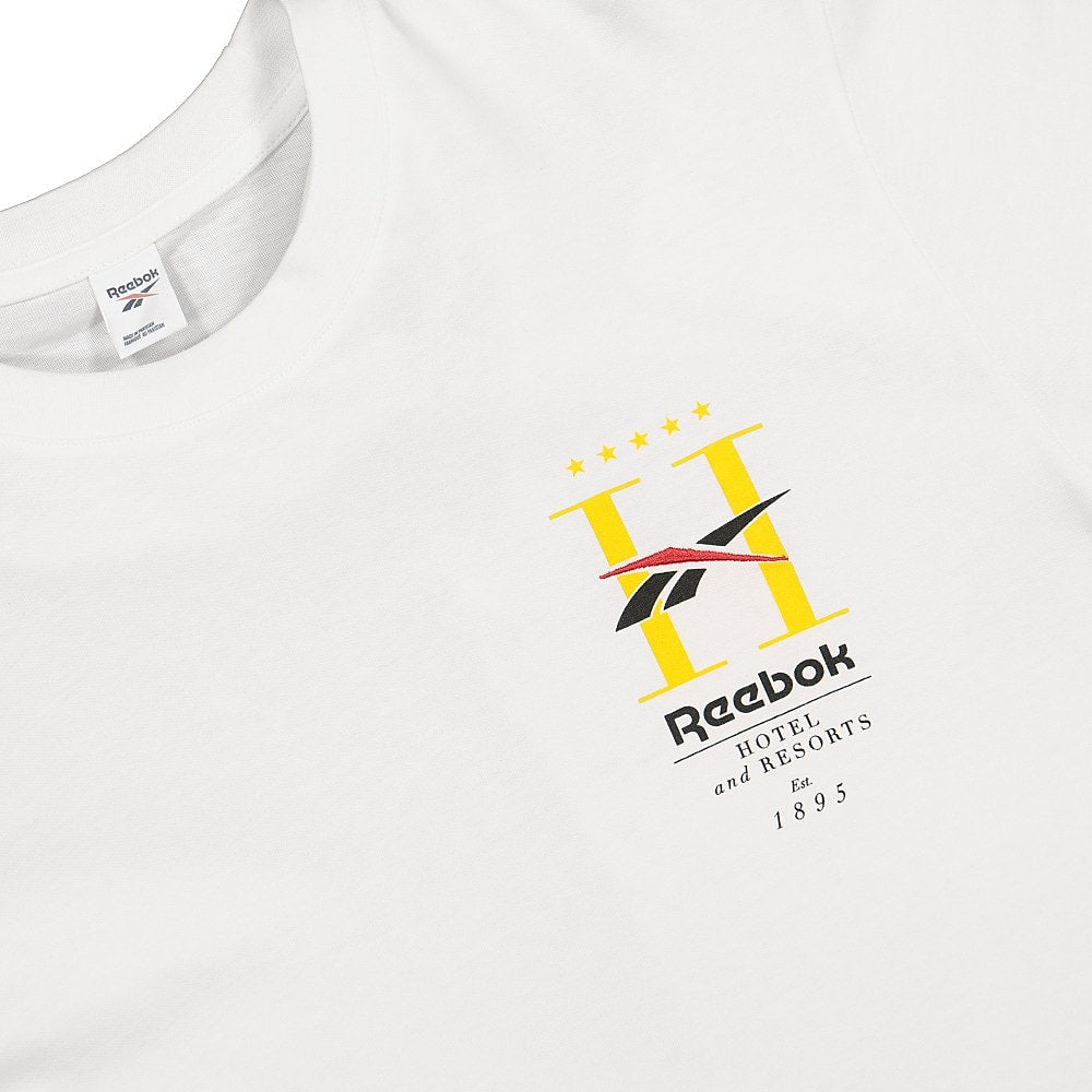 Reebok Classic GP Hotel Longsleeve Tee White Longsleeves Close-up | Overkill