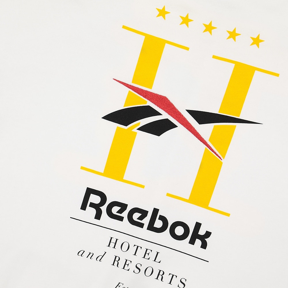 Reebok Wmns Classic GP Hotel Crew White Sweatshirts Detailfoto | Overkill
