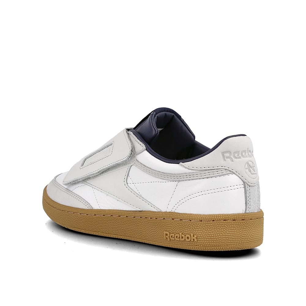 Reebok Nanamica x Reebok Club C Stomper White-True Grey-Collegiate Navy Sneakers  Material | Overkill