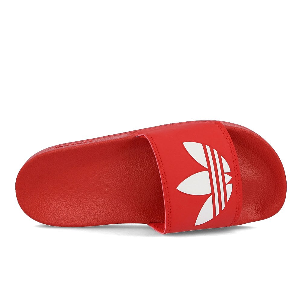 adidas adilette lite Scarlet-Footwear White-Scarlet Slides, Sandals & Slippers  Detailfoto | Overkill