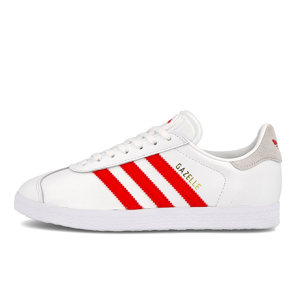 adidas wmns gazelle Footwear White-Lush Red-Crystal White Sneakers FU9909 | Overkill