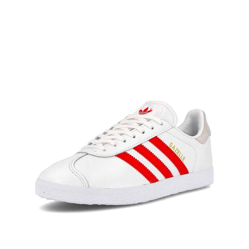 adidas wmns gazelle Footwear White-Lush Red-Crystal White Sneakers  Close Up | Overkill