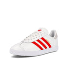 adidas wmns gazelle Footwear White-Lush Red-Crystal White Sneakers  Close Up | Overkill