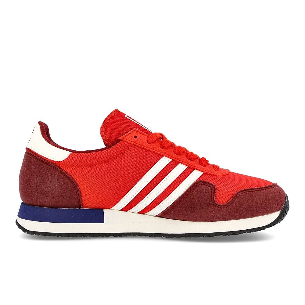 adidas spirit of the games Collegiate Red-Off White-Tech Indigo Low Top Sneakers  Silhouette | Overkill