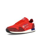 adidas spirit of the games Collegiate Red-Off White-Tech Indigo Low Top Sneakers  Close Up | Overkill