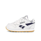 Reebok classic leather infants White-Vector Navy Low Top Sneakers FV2097 | Overkill