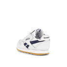 Reebok classic leather infants White-Vector Navy Low Top Sneakers  Material | Overkill