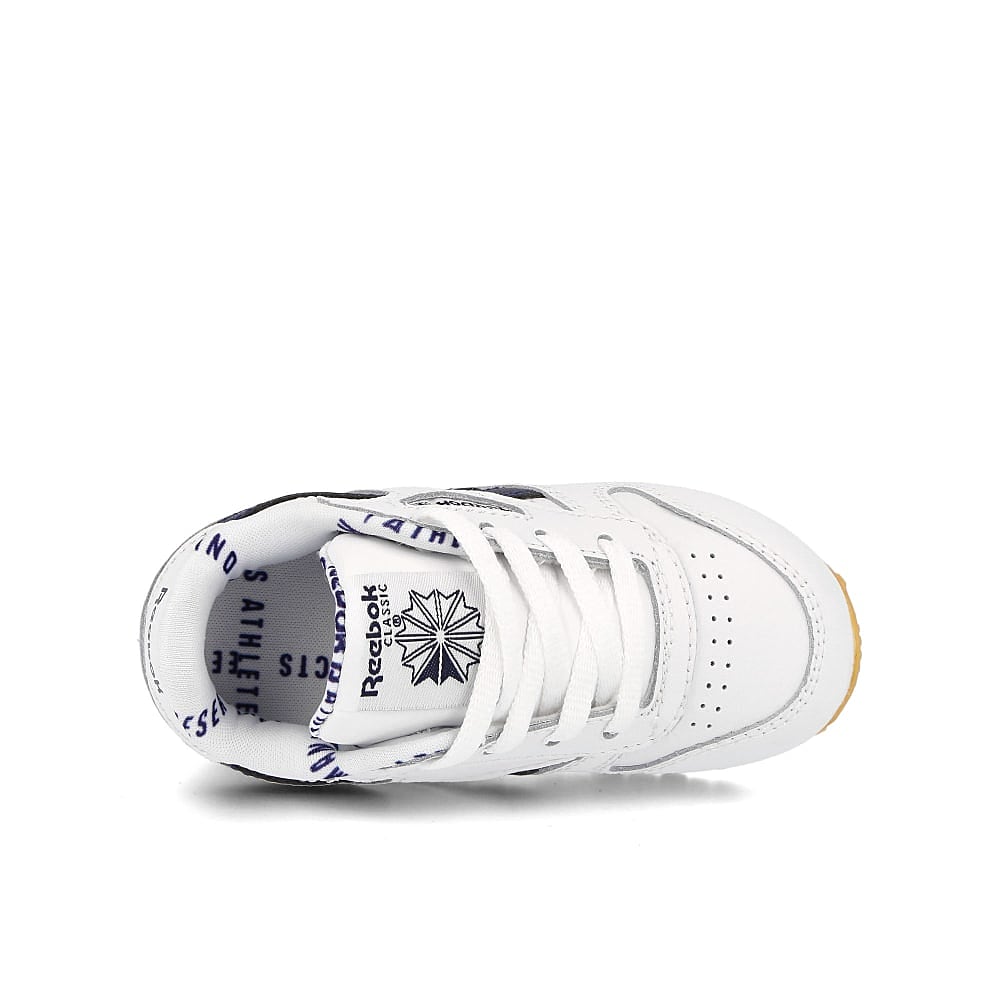 Reebok classic leather infants White-Vector Navy Low Top Sneakers  Detailfoto | Overkill