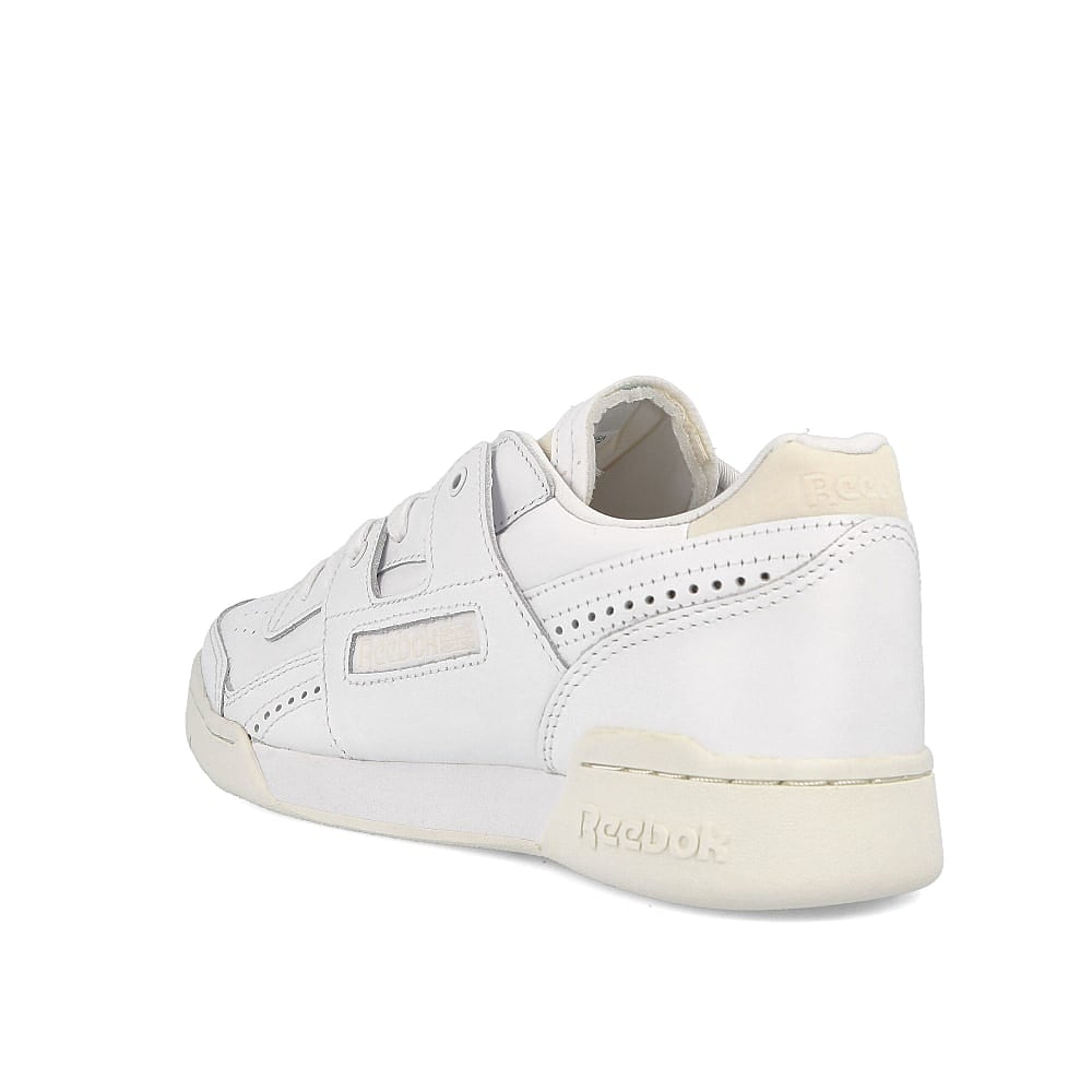 Reebok wmns workout lo plus White / Alabaster / Chalk  Close-up | Overkill