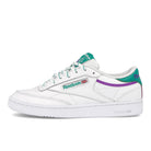Reebok club c 85 mu White-Emerald-Grape Punch Low Top Sneakers FV2589 | Overkill