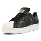 adidas wmns superstar bold Core Black-Off White-Gold Metallic Sneakers  Close Up | Overkill