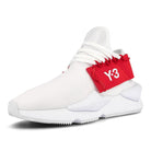 Y-3 kaiwa knit Running White-Running White-Red Sneakers  Close Up | Overkill