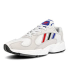 adidas yung-1 Crystal White-Silver Metallic-Core Black Sneakers  Close Up | Overkill