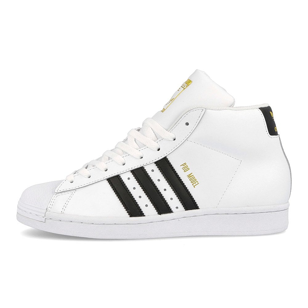 adidas pro model Footwear White-Core Black-Gold Foil Sneakers FV5722 | Overkill