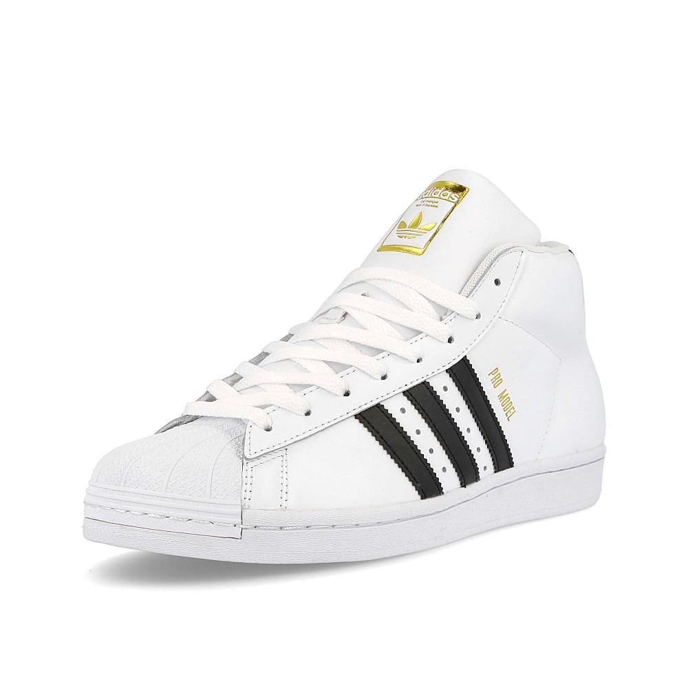 adidas pro model Footwear White-Core Black-Gold Foil Sneakers  Close Up | Overkill