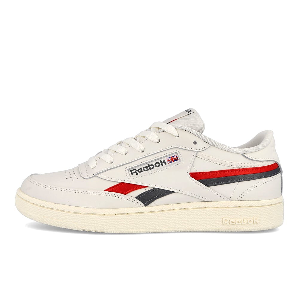 Reebok club c revenge Chalk-Vector Red-True Grey Sneakers FV6367 | Overkill