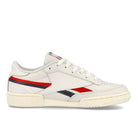 Reebok club c revenge Chalk-Vector Red-True Grey Sneakers  Silhouette | Overkill
