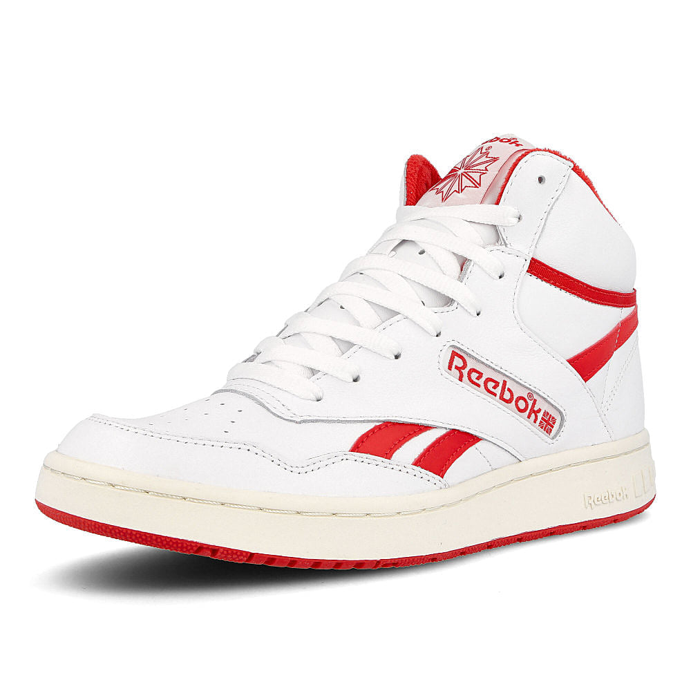 Reebok bb 4600 White-Primal Red-White Sneakers  Close Up | Overkill