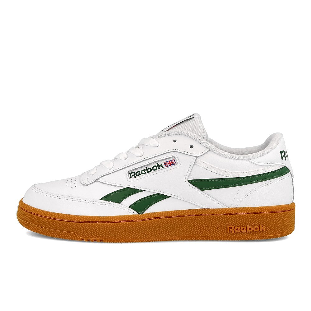 Reebok club c revenge White-Utility Green-Gum Sneakers FV9313 | Overkill