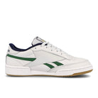 Reebok club c revenge Porcelain / Utility Green / Vector Navy   Material | Overkill