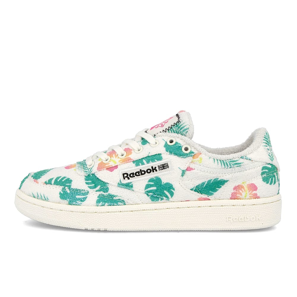 Reebok wmns club c 85 Chalk-Black-Court Green Sneakers FW1266 | Overkill