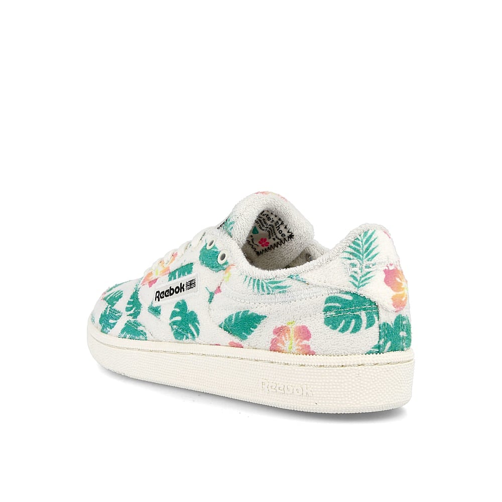 Reebok wmns club c 85 Chalk-Black-Court Green Sneakers  Material | Overkill