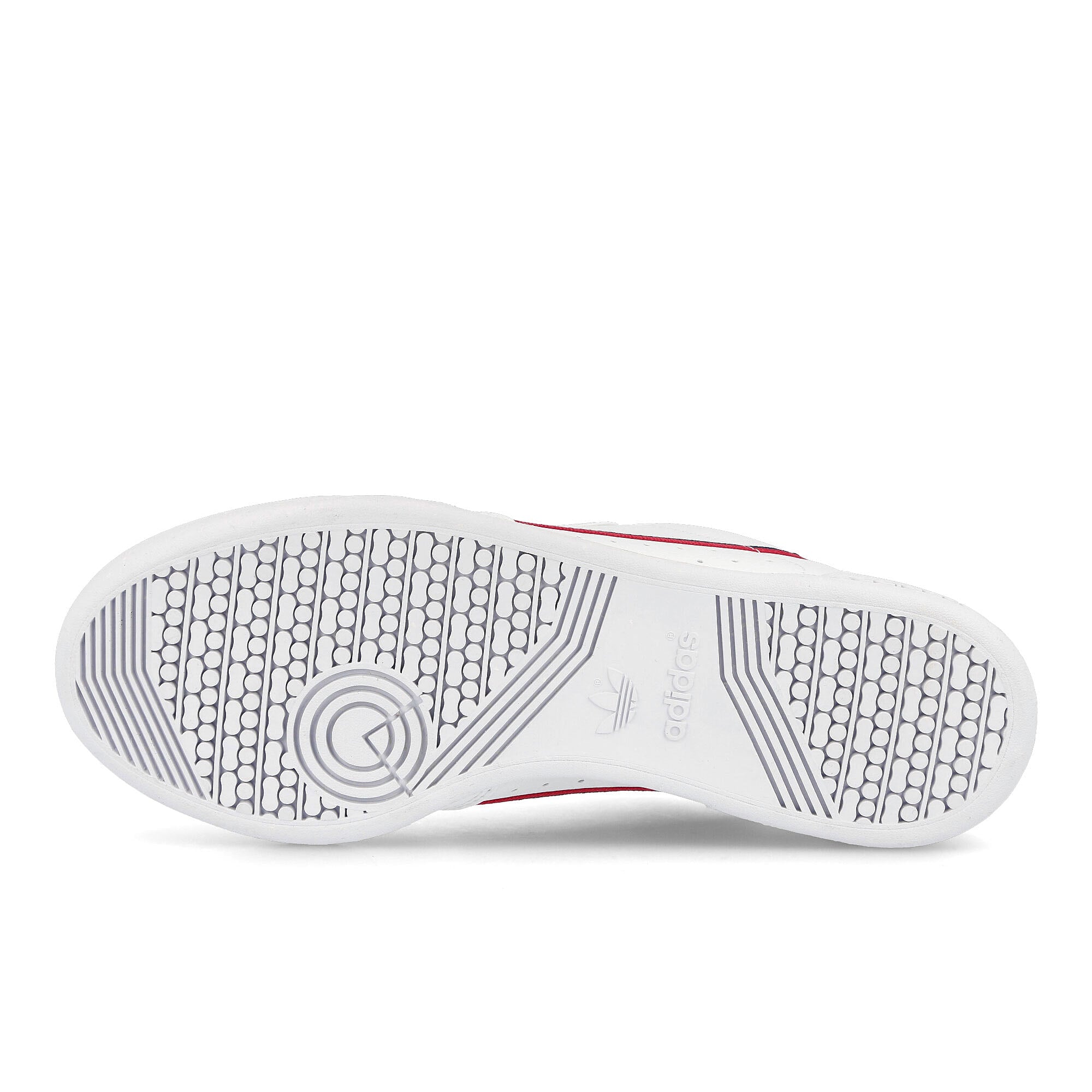 adidas Continental 80 Vegan Footwear White-Collegiate Navy-Scarlet Sneakers  Detail View 1 | Overkill