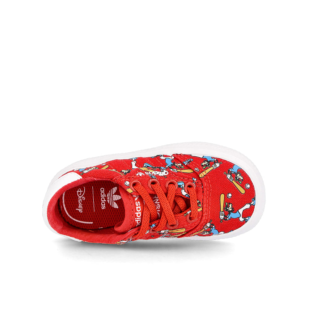 adidas Disney x adidas 3MC Infants Sport Goofy Scarlet / Running White / Running White  Detail view 1 | Overkill