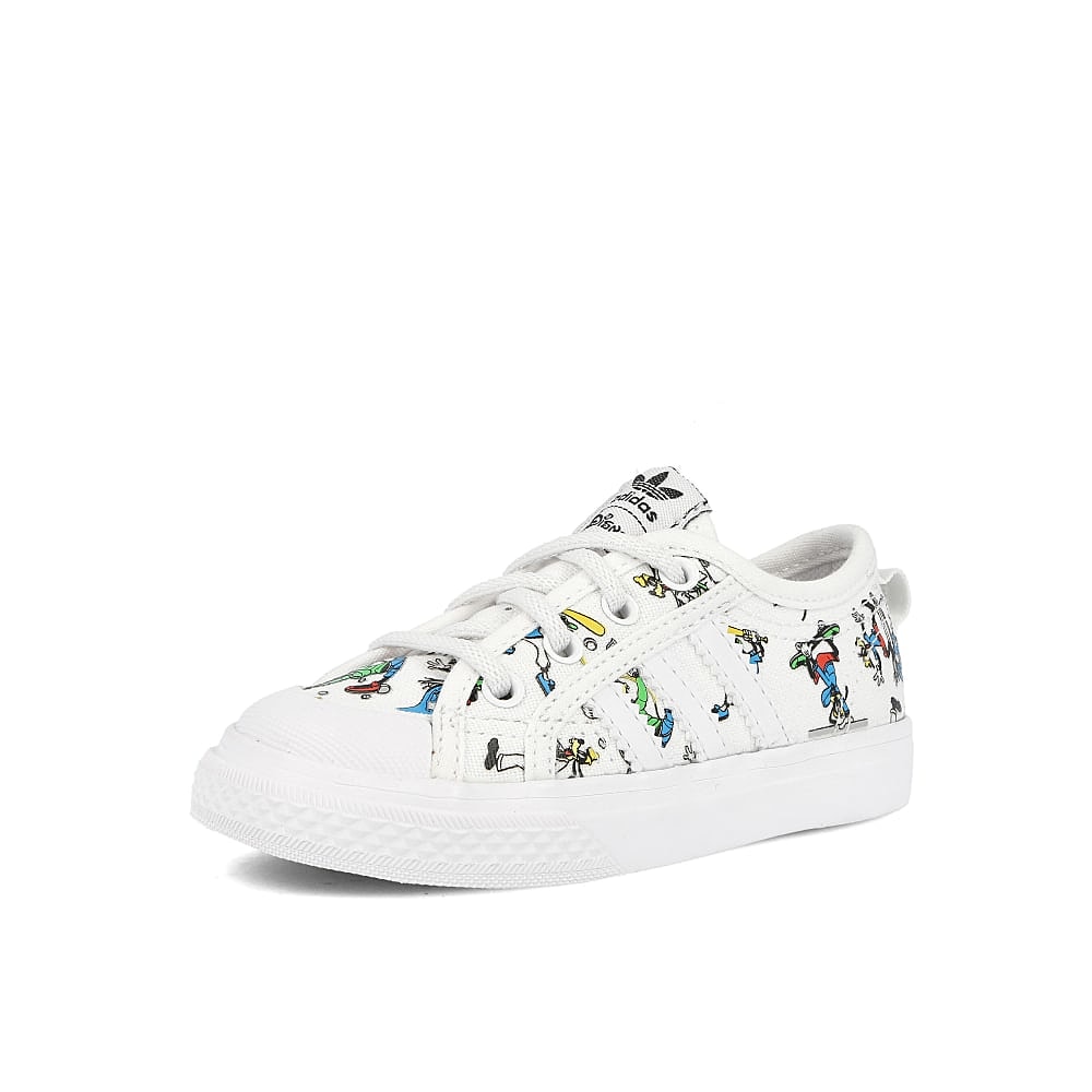 adidas Disney x adidas Nizza Sport Goofy Infant Footwear White / Scarlet / Core Black  Detailfoto | Overkill