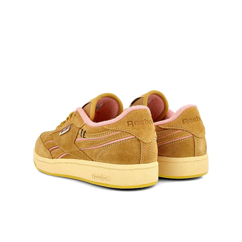 Reebok Tom & Jerry x Reebok Club C Revenge MU Kids Bold Brass-Bold Brass-Quiet Pink Sneakers  Material | Overkill