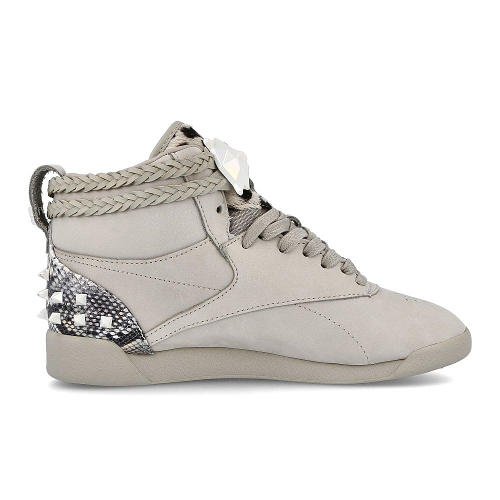 Reebok Wonder Woman x Reebok Wmns F/S Hi MU Shady Grey / Shady Grey / Fearless Purple   Material | Overkill