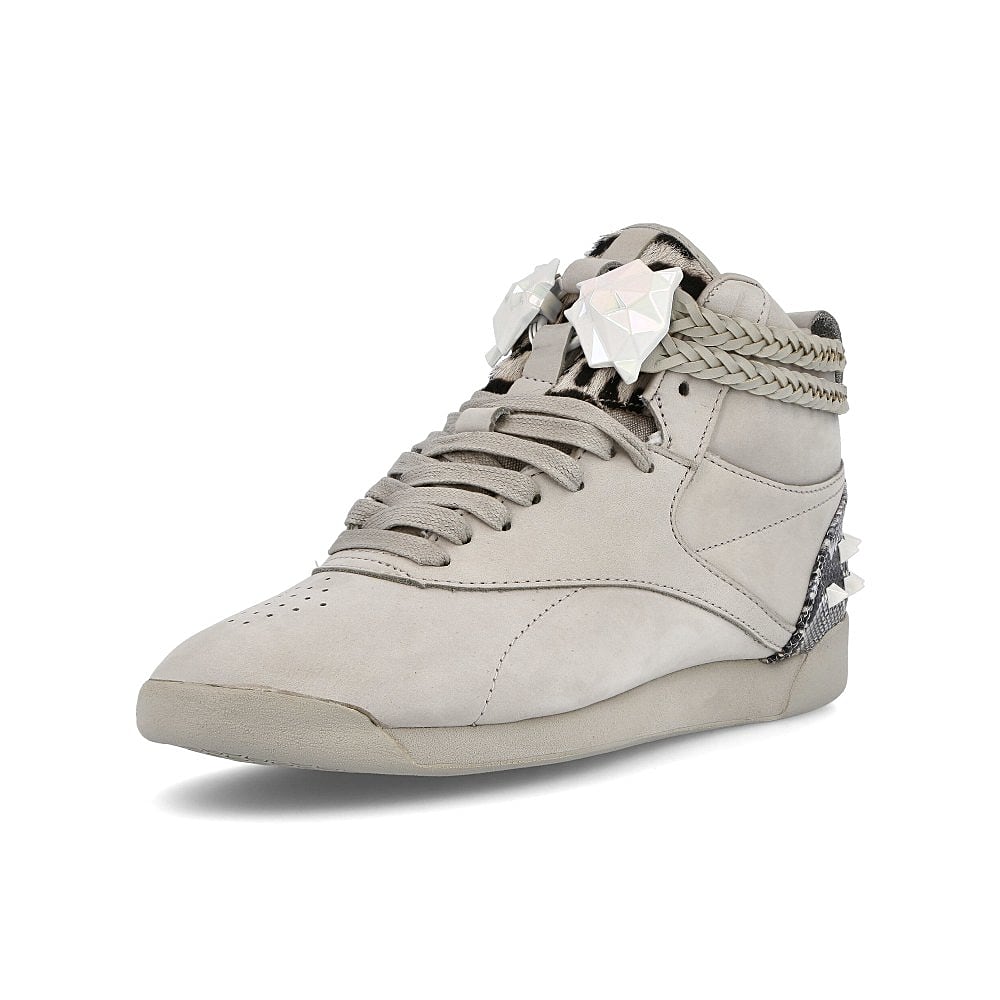Reebok Wonder Woman x Reebok Wmns F/S Hi MU Shady Grey / Shady Grey / Fearless Purple  Detailfoto | Overkill