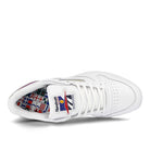 Reebok classic leather mu White-Radiant Red-Blue Blast Low Top Sneakers  Detailfoto | Overkill