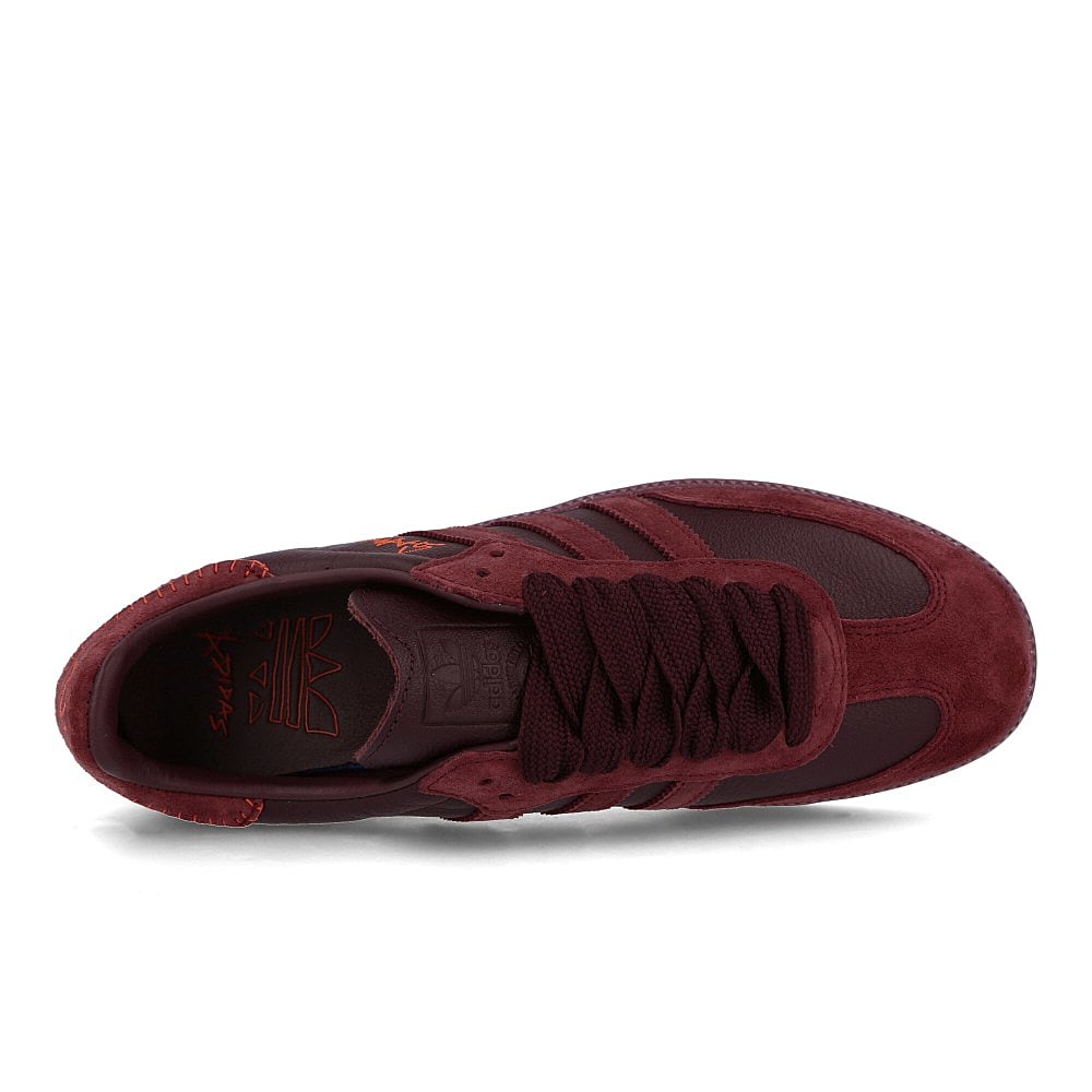 adidas Jonah Hill x adidas Consortium Samba Maroon-Nobmar-Ecrtin Sneakers  Detailfoto | Overkill