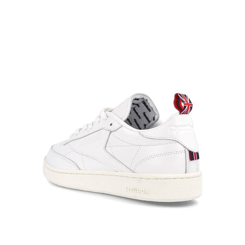 Reebok club c 85 White-Chalk-Vector Navy Sneakers  Material | Overkill