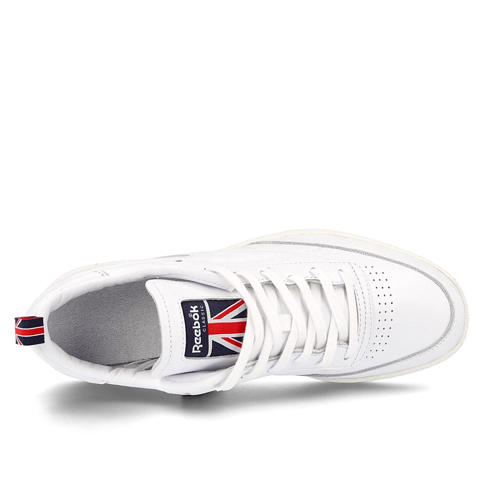 Reebok club c 85 White-Chalk-Vector Navy Sneakers  Detailfoto | Overkill