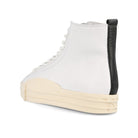 Y-3 yuben mid Core White-Black-Ecru Tint Sneakers  Material | Overkill
