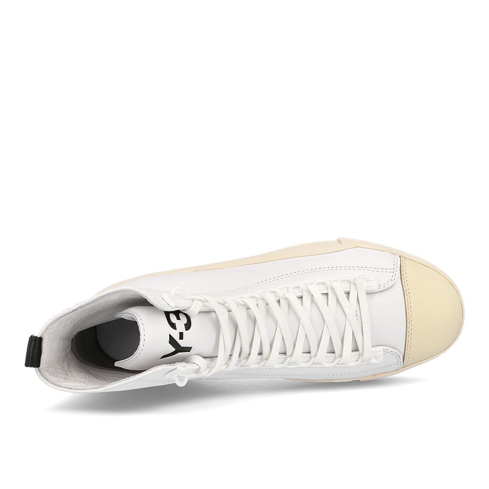Y-3 yuben mid Core White-Black-Ecru Tint Sneakers  Detailfoto | Overkill