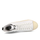 Y-3 yuben mid Core White-Black-Ecru Tint Sneakers  Detailfoto | Overkill