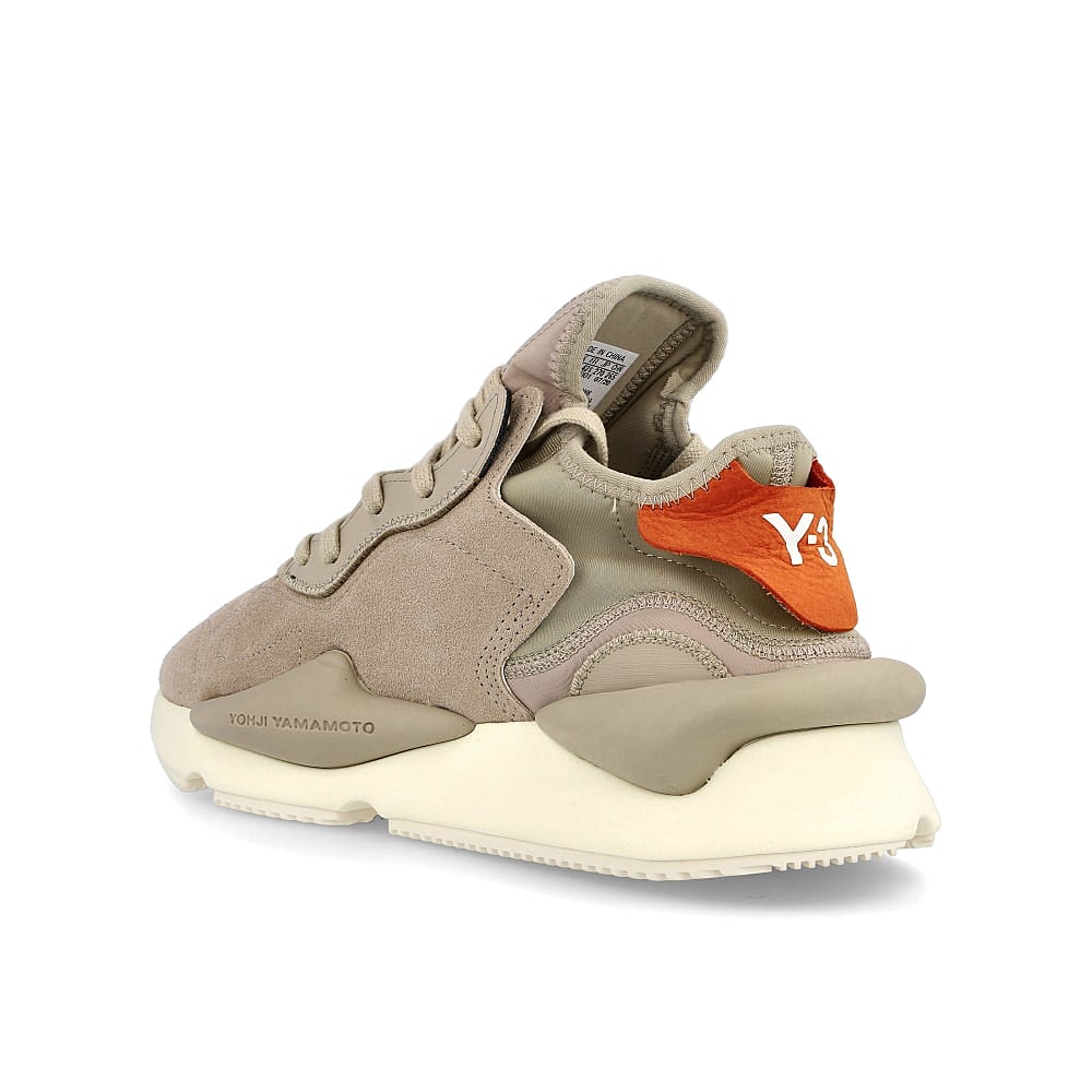 Y-3 kaiwa Trace Khaki / Trace Khaki / Fox Orange  Close-up | Overkill