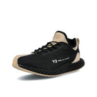 Y-3 runner 4d io Black-Trace Khaki-Footwear White Sneakers  Close Up | Overkill