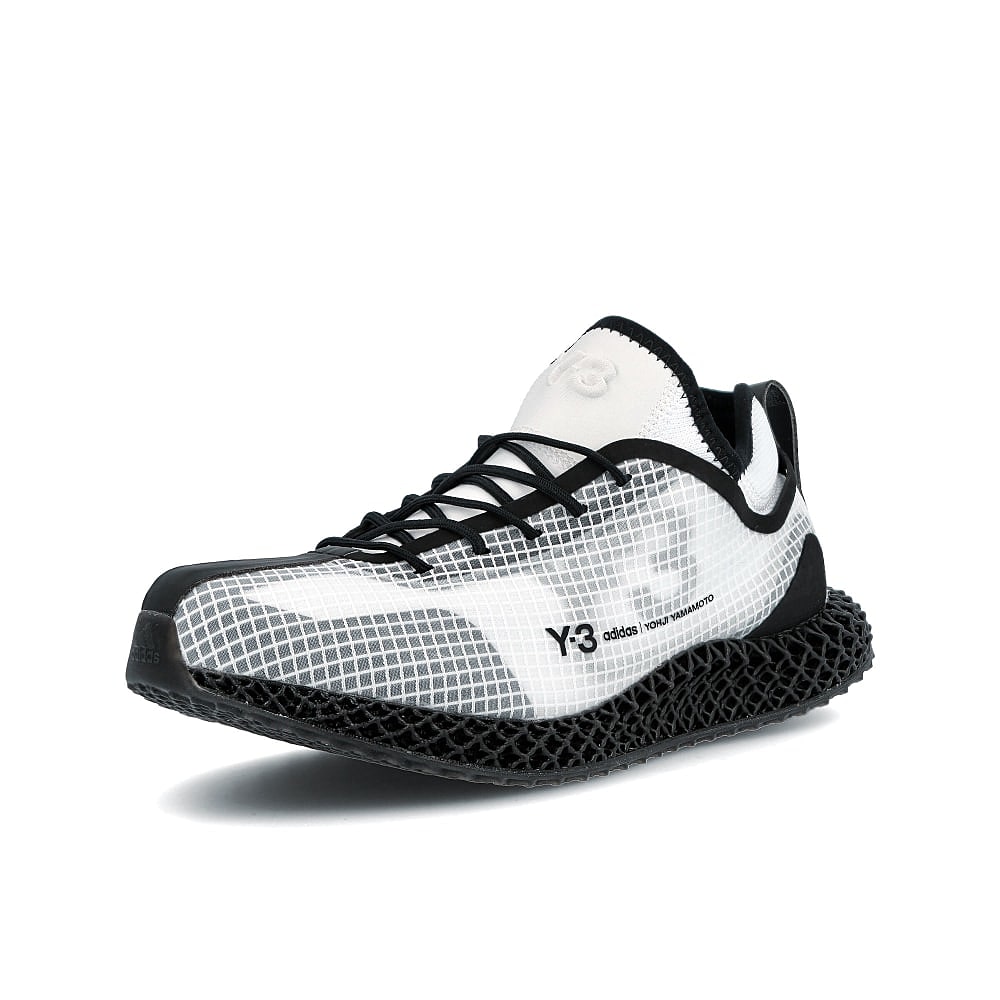 Y-3 runner 4d io Footwear White / Black / Footwear White  Detailfoto | Overkill